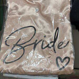 Champagne Bride Satin Robe